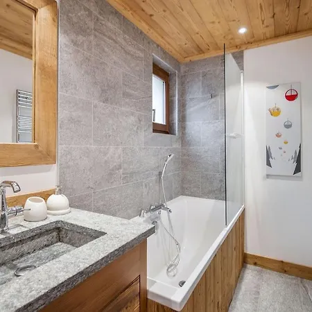 4 A La Ferme Des Lanches Au Praz Апартаменты Куршевель